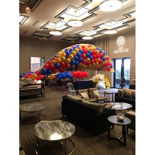 Helium Balloon Netting Release Gimmick